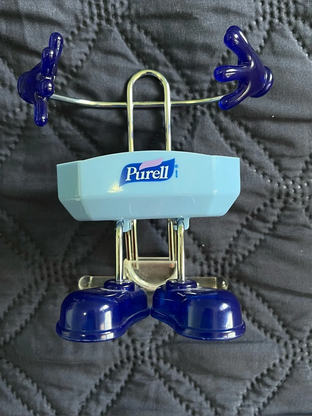 VTG Purell Pal Desktop Hand Sanitizer Bottle Holder Rare HTF